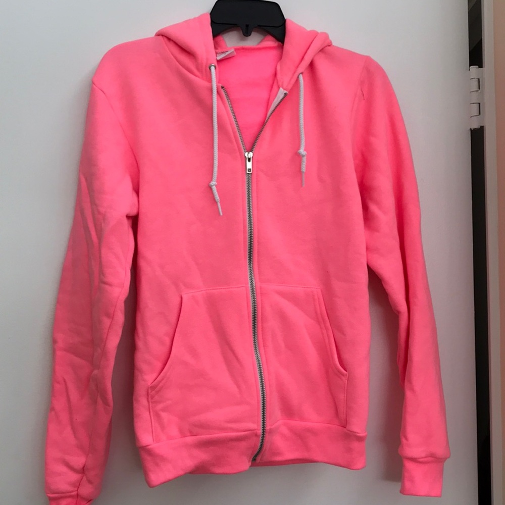 American apparel neon sweatshirt!